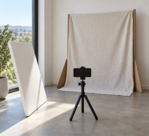 how to take artist photos on a budget
