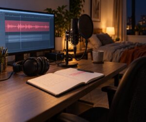 how to record a hook before a verse