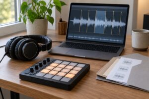 how to make a drum break from a sample