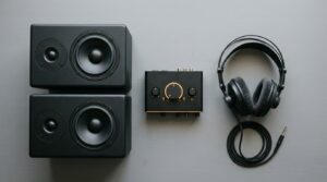 studio monitors vs headphones for mixing