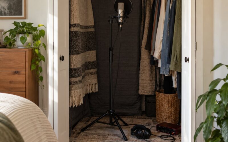 How to Record Vocals in a Closet: Home Studio Guide 2026