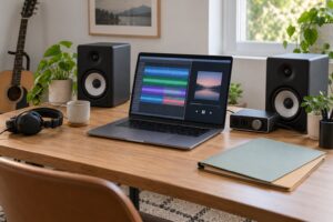 how to build a music production portfolio