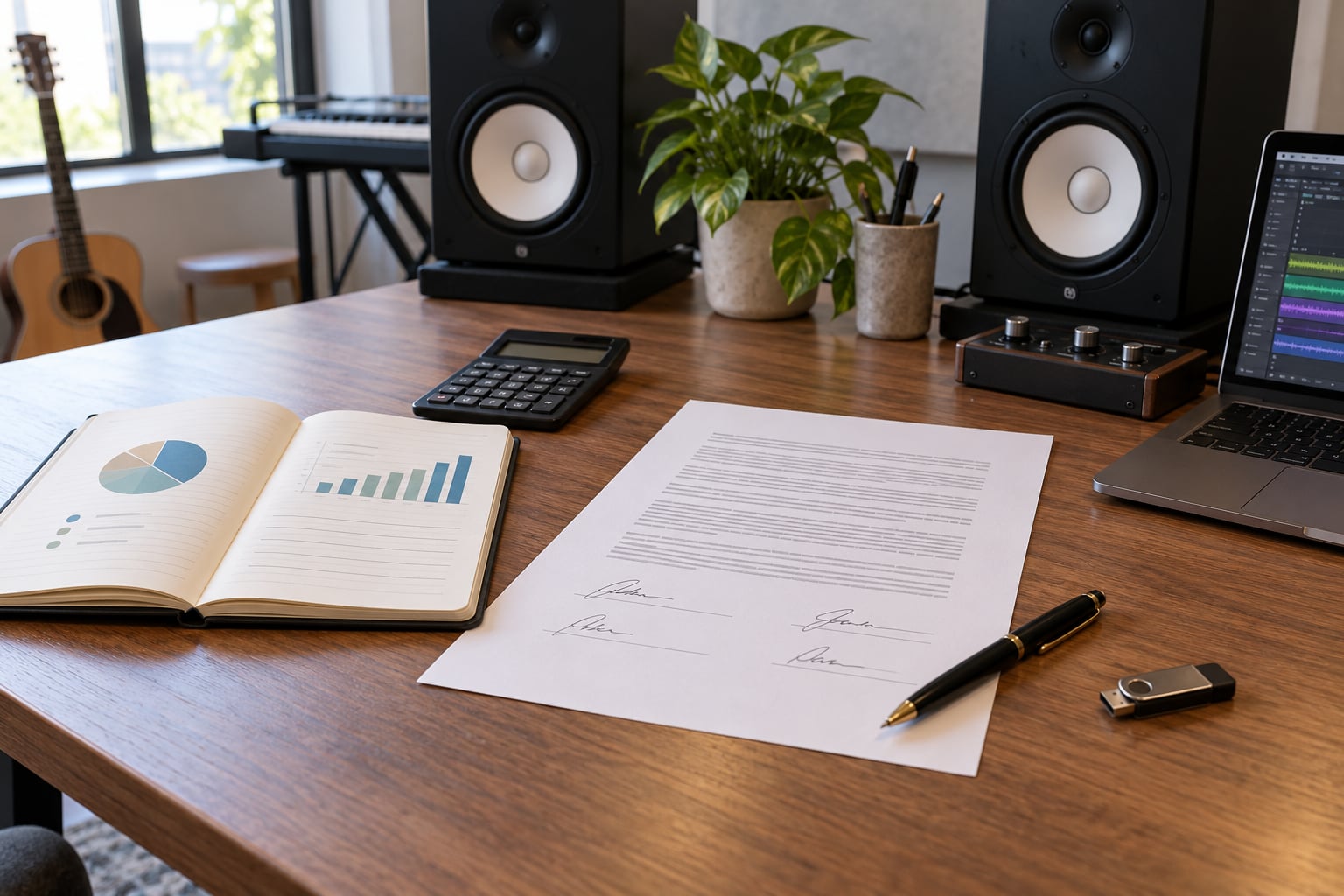 how to split royalties with a producer