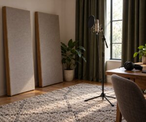 how to stop room echo when recording