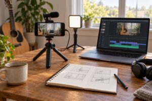 how to make a music video on a low budget