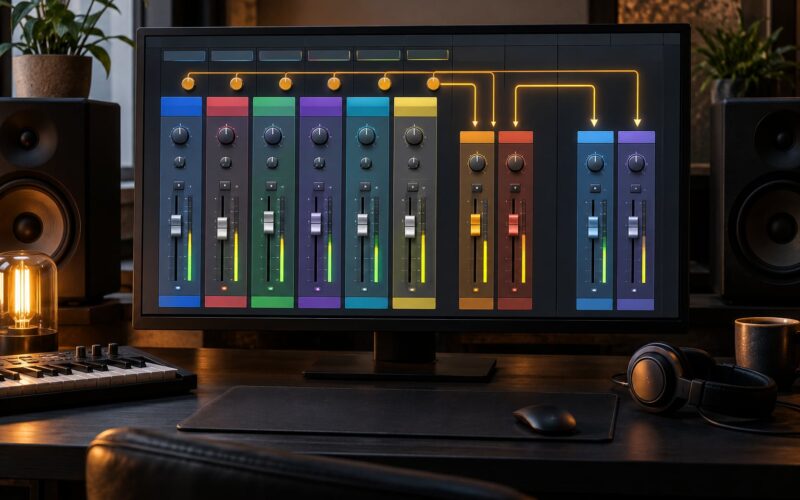 How to Use Buses and Sends in Music Production (2026)