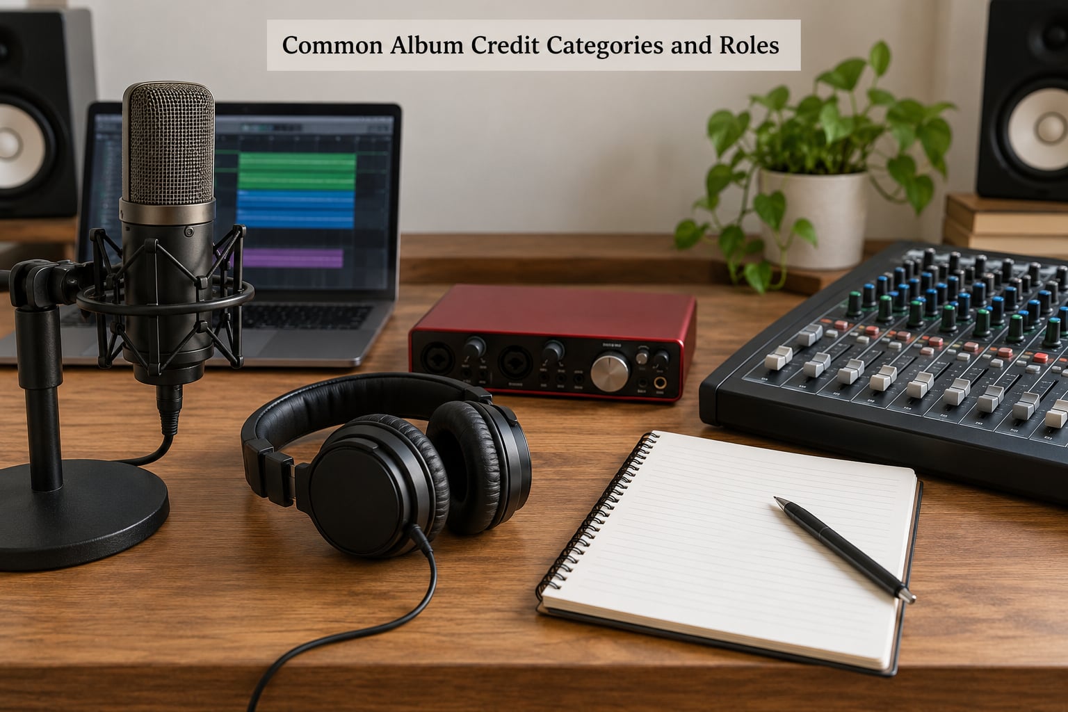 Common Album Credit Categories and Roles