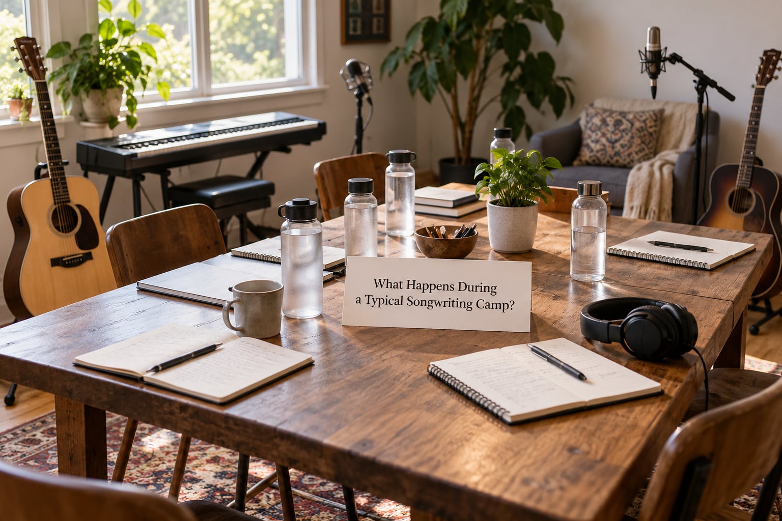 What Happens During a Typical Songwriting Camp?