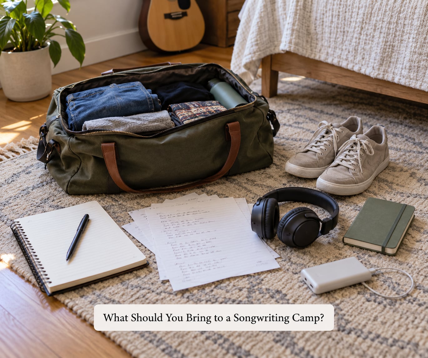 What Should You Bring to a Songwriting Camp?