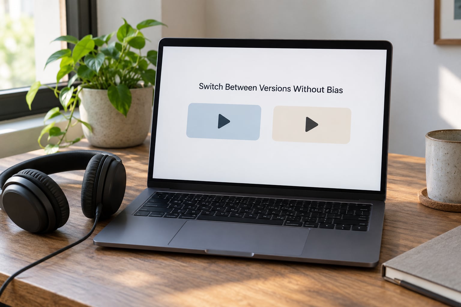 Switch Between Versions Without Bias