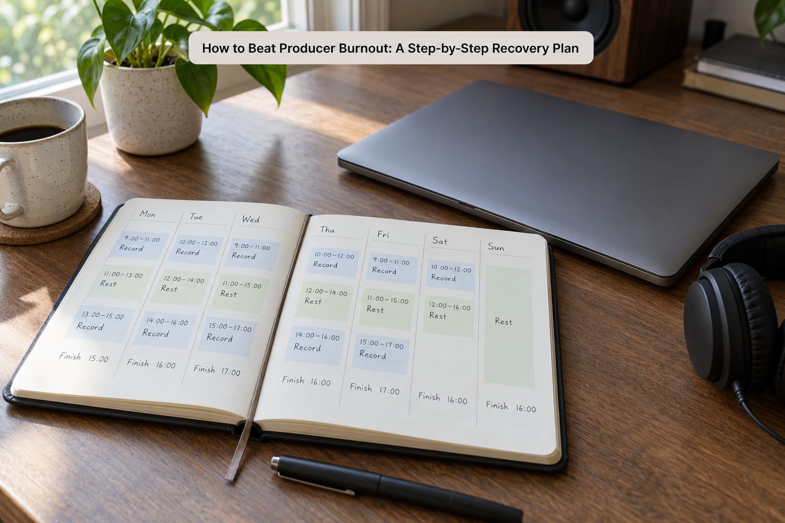 How to Beat Producer Burnout: A Step-by-Step Recovery Plan