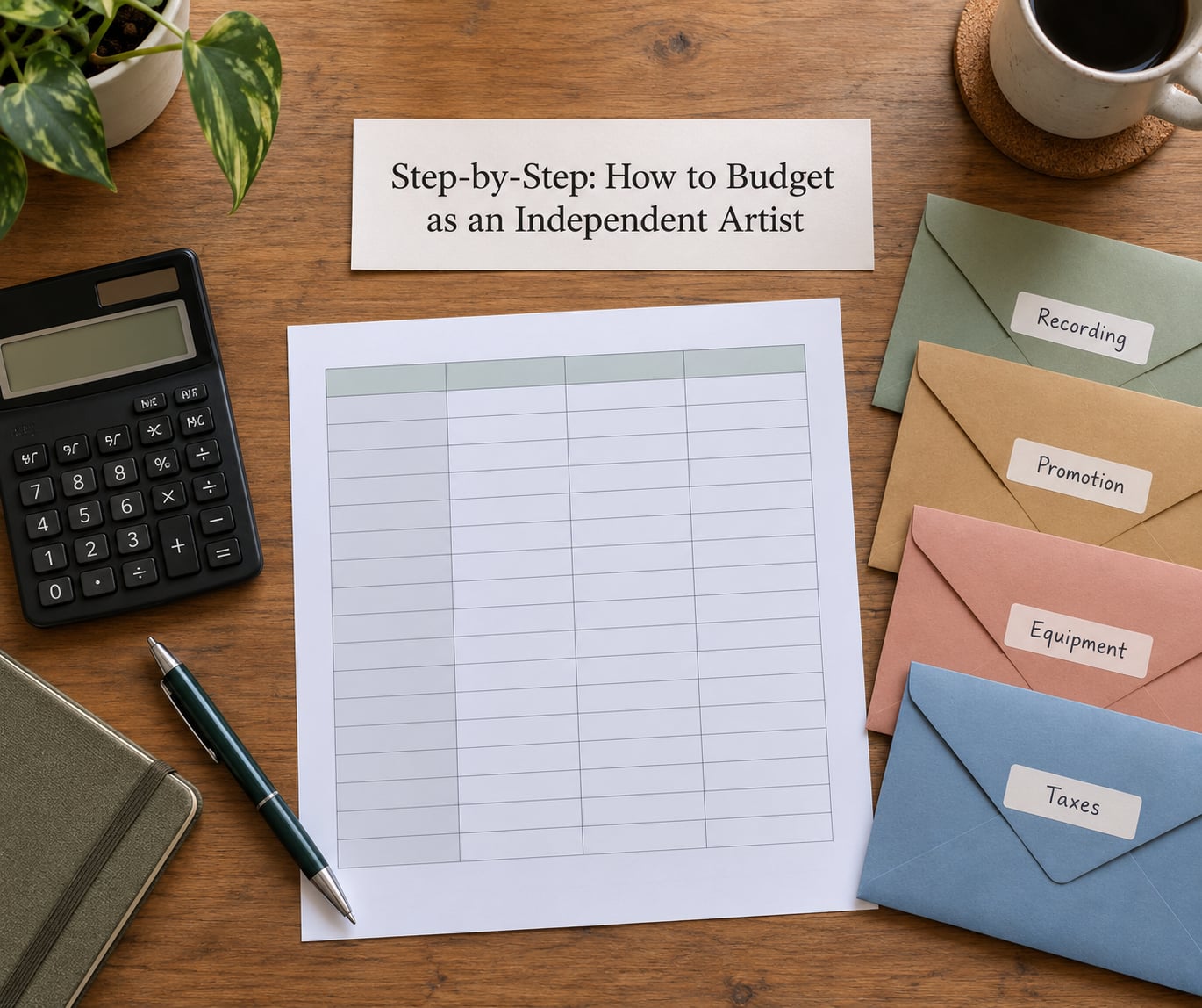 Step-by-Step: How to Budget as an Independent Artist