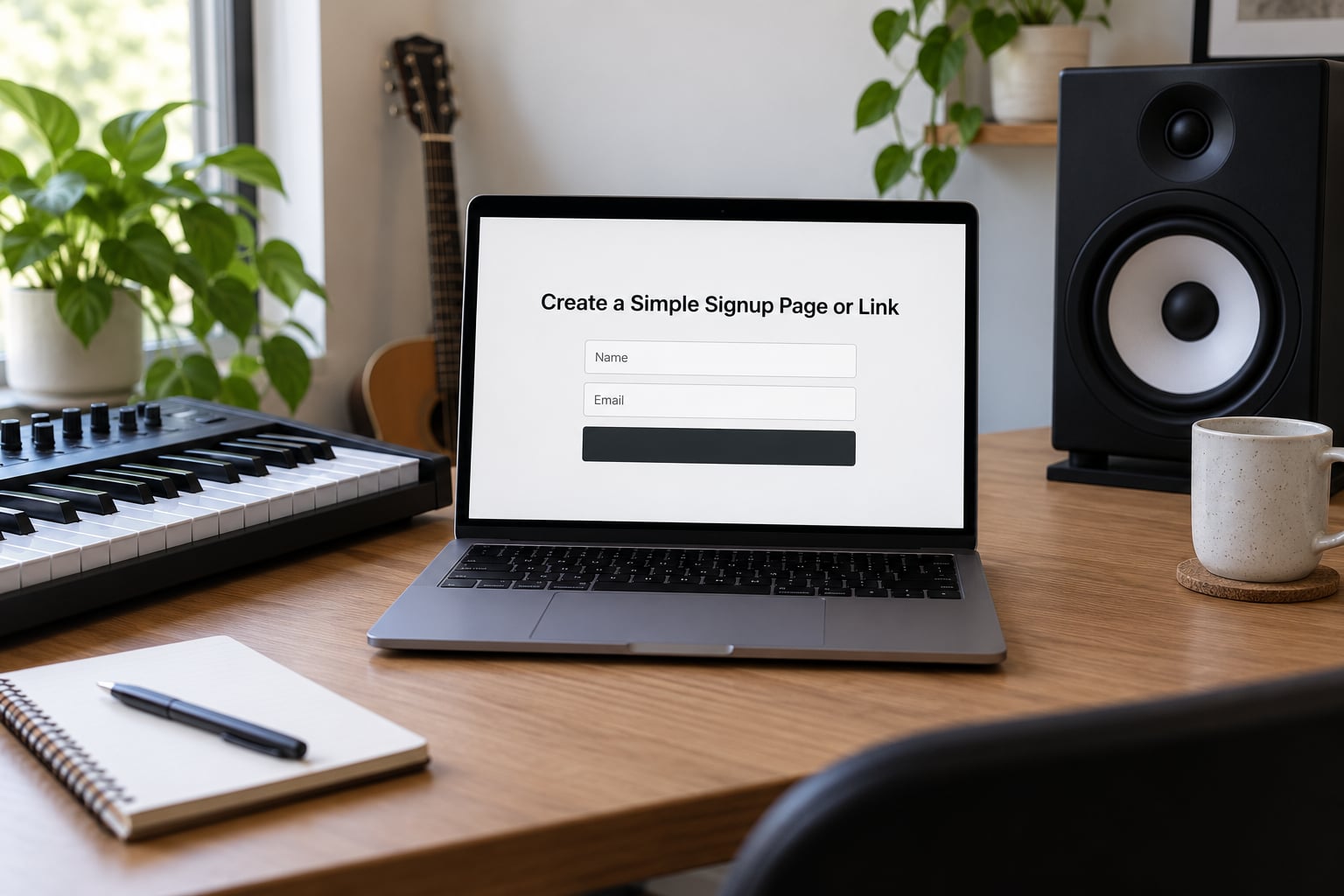 Create a Simple Signup Page or Link