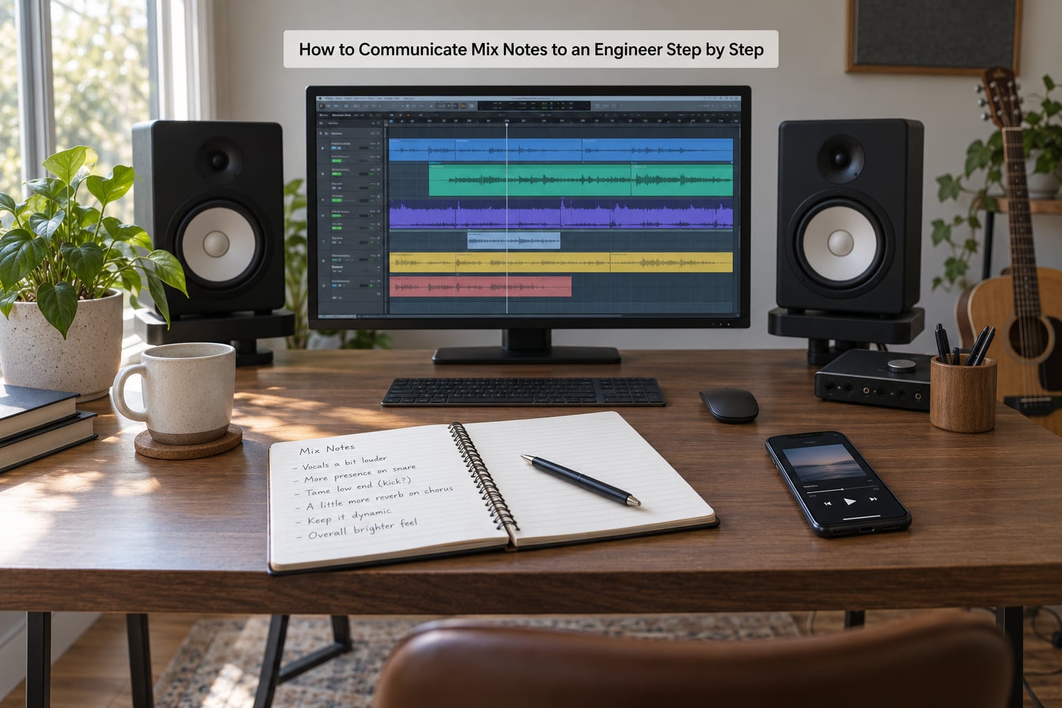 How to Communicate Mix Notes to an Engineer Step by Step