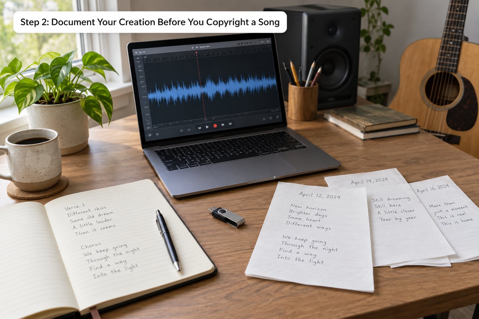Step 2: Document Your Creation Before You Copyright a Song