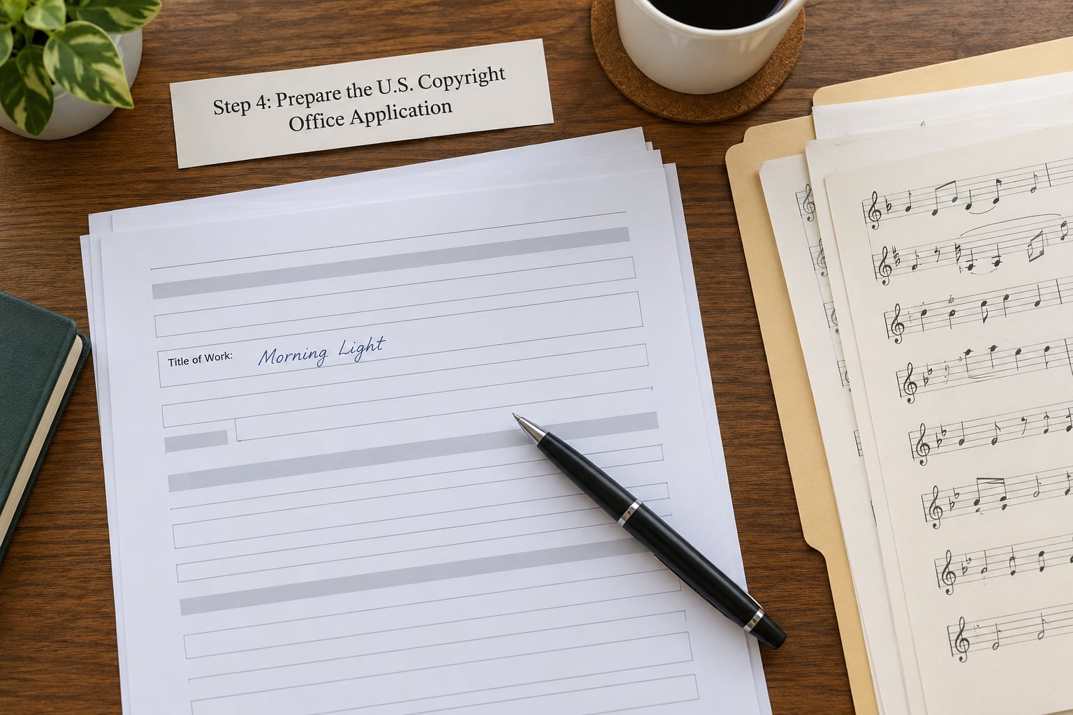 Step 4: Prepare the U.S. Copyright Office Application