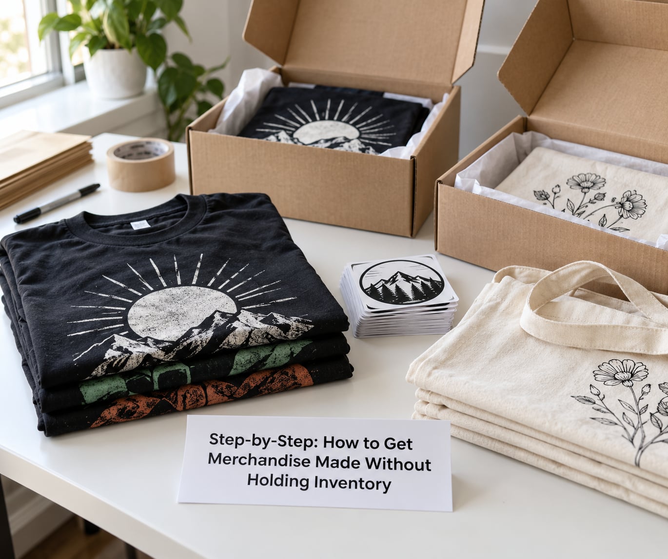 Step-by-Step: How to Get Merchandise Made Without Holding Inventory