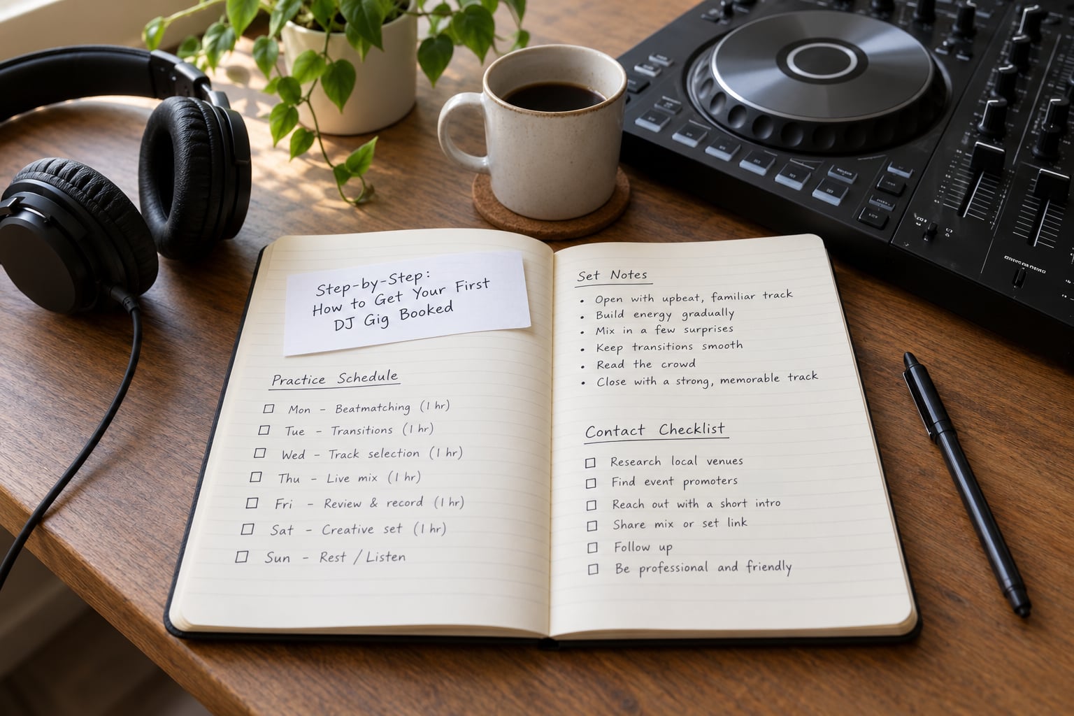 Step-by-Step: How to Get Your First DJ Gig Booked