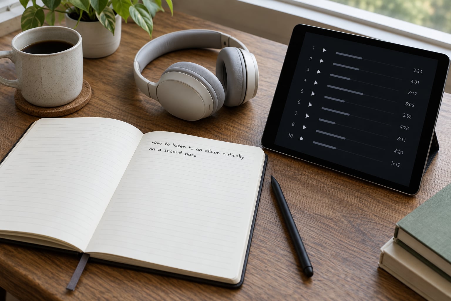 How to listen to an album critically on a second pass