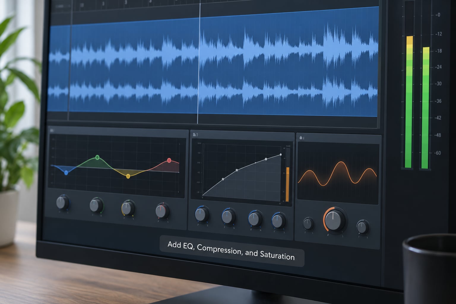 Add EQ, Compression, and Saturation