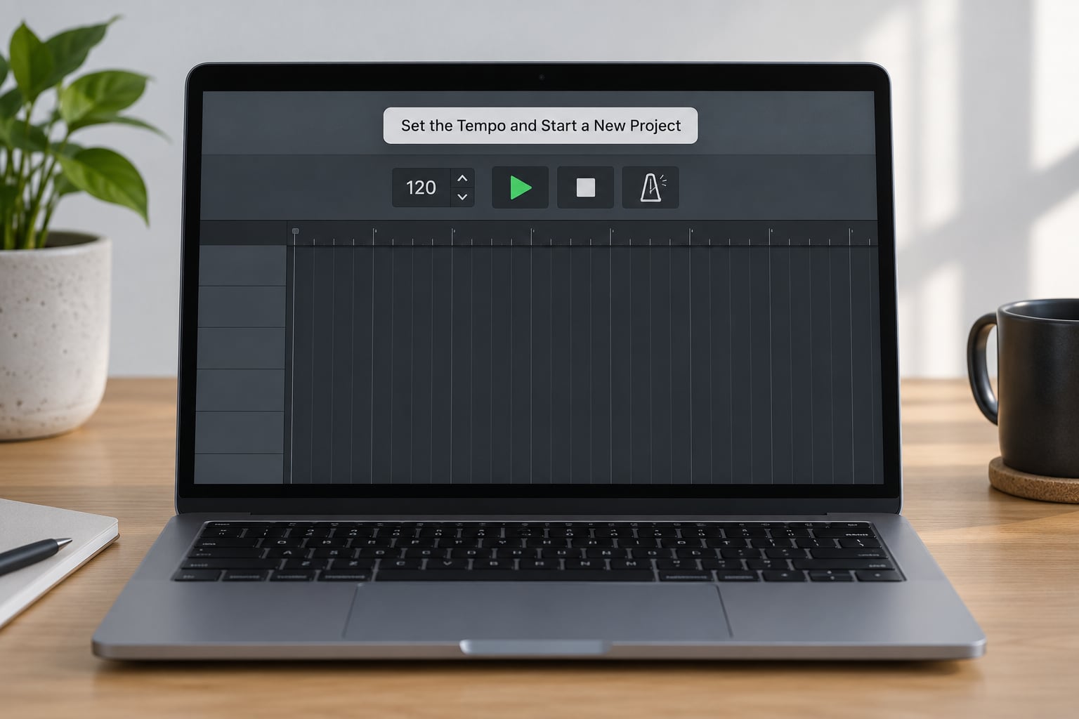 Set the Tempo and Start a New Project