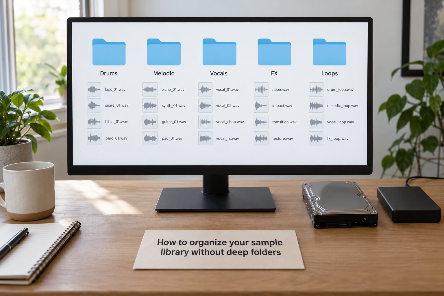 How to organize your sample library without deep folders
