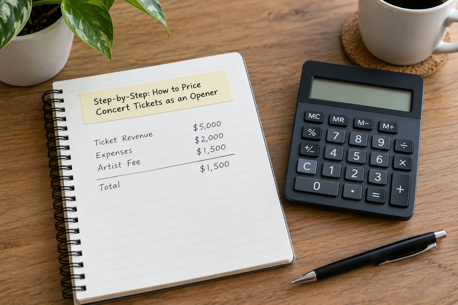 Step-by-Step: How to Price Concert Tickets as an Opener