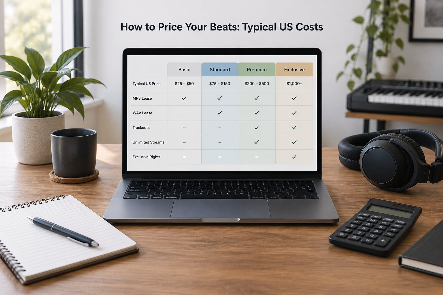 How to Price Your Beats: Typical US Costs