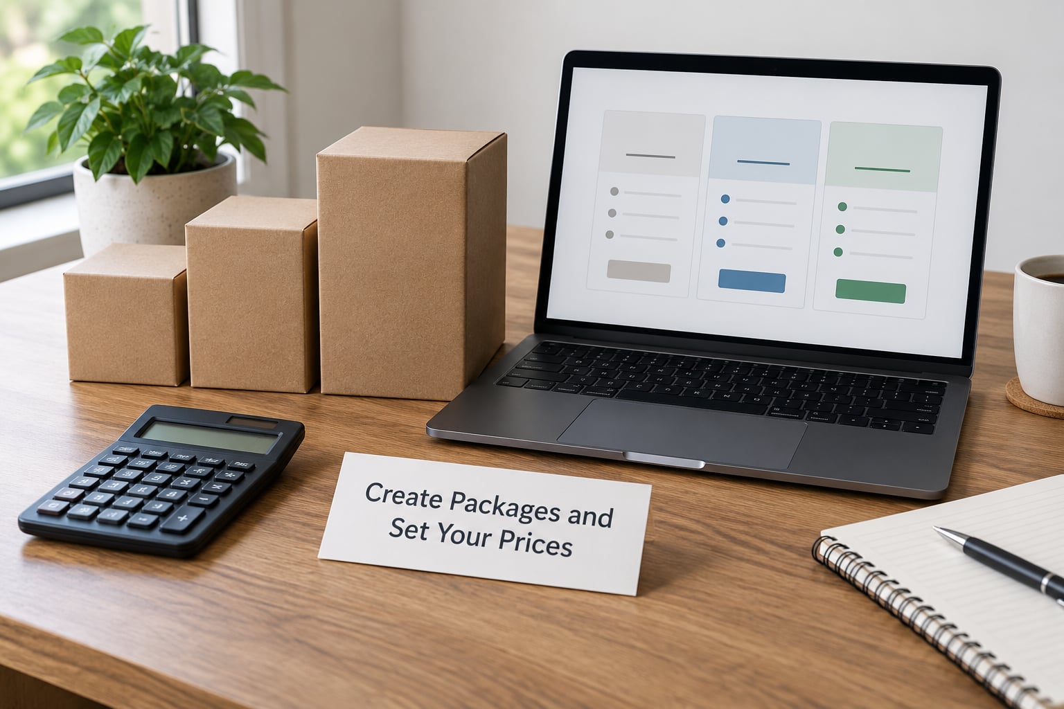 Create Packages and Set Your Prices