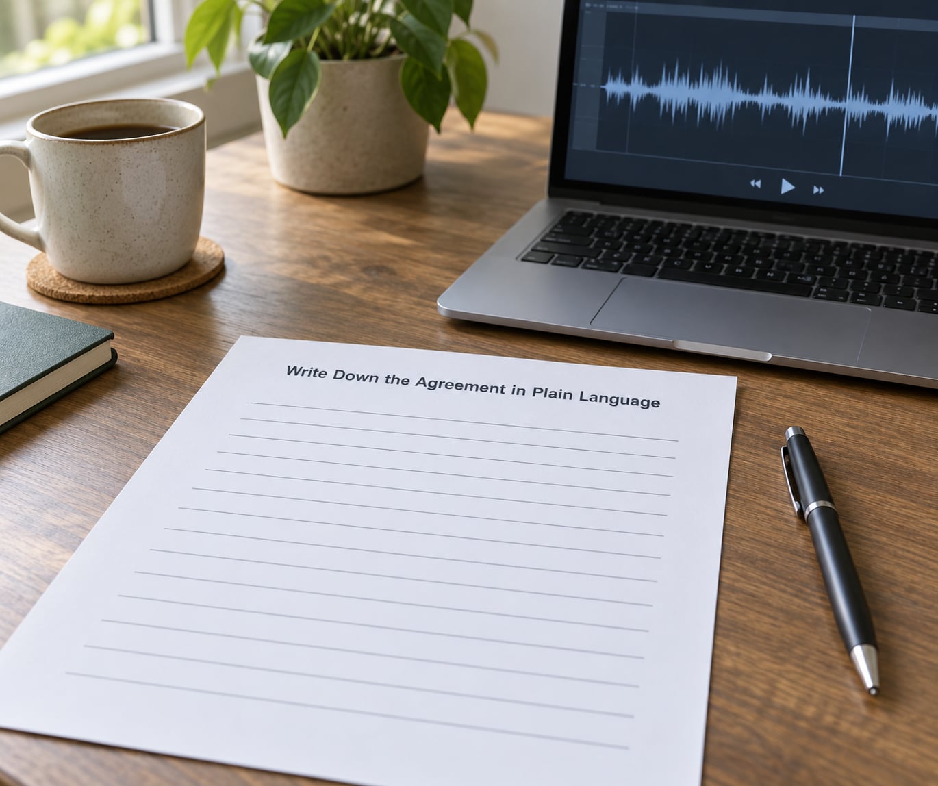 Write Down the Agreement in Plain Language