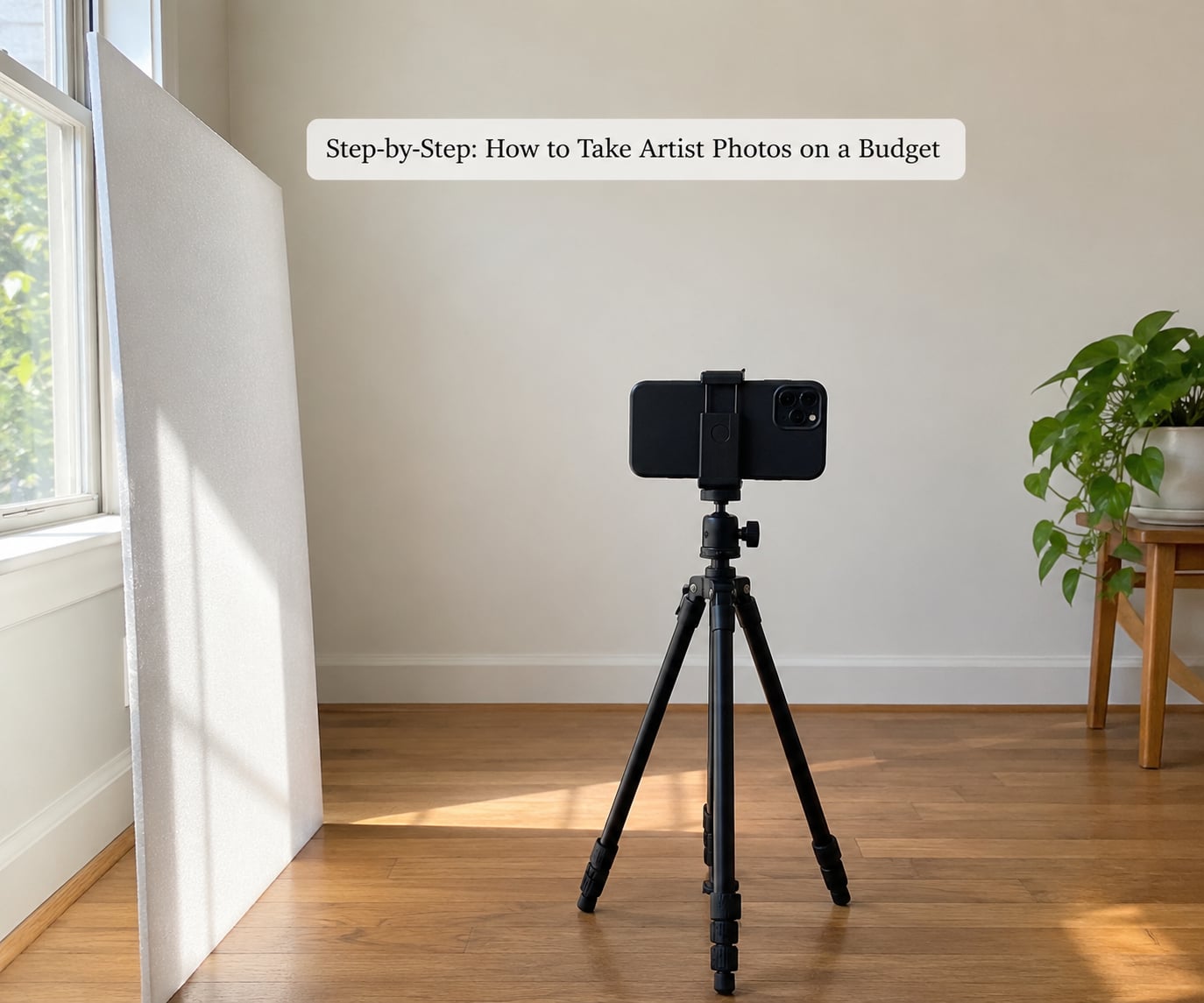 Step-by-Step: How to Take Artist Photos on a Budget