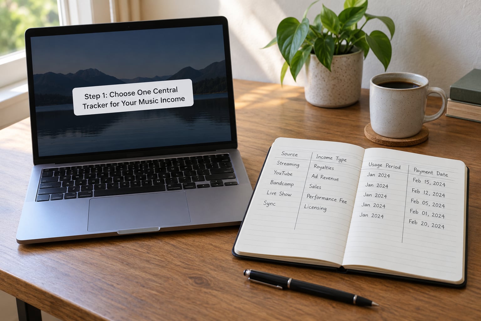 Step 1: Choose One Central Tracker for Your Music Income
