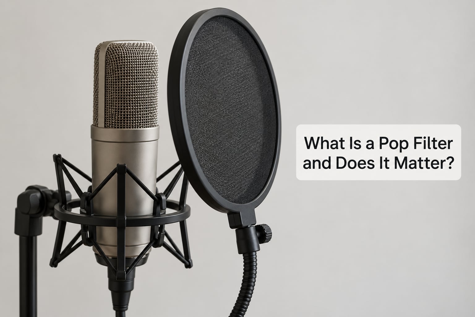 What Is a Pop Filter and Does It Matter?