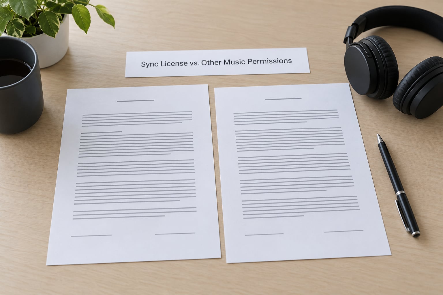 Sync License vs. Other Music Permissions