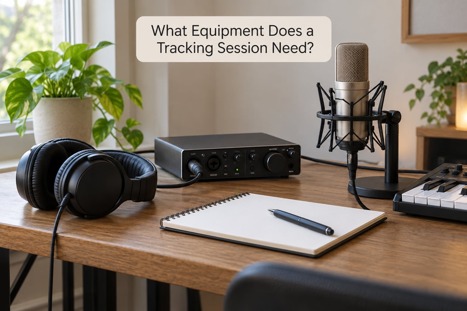 What Equipment Does a Tracking Session Need?