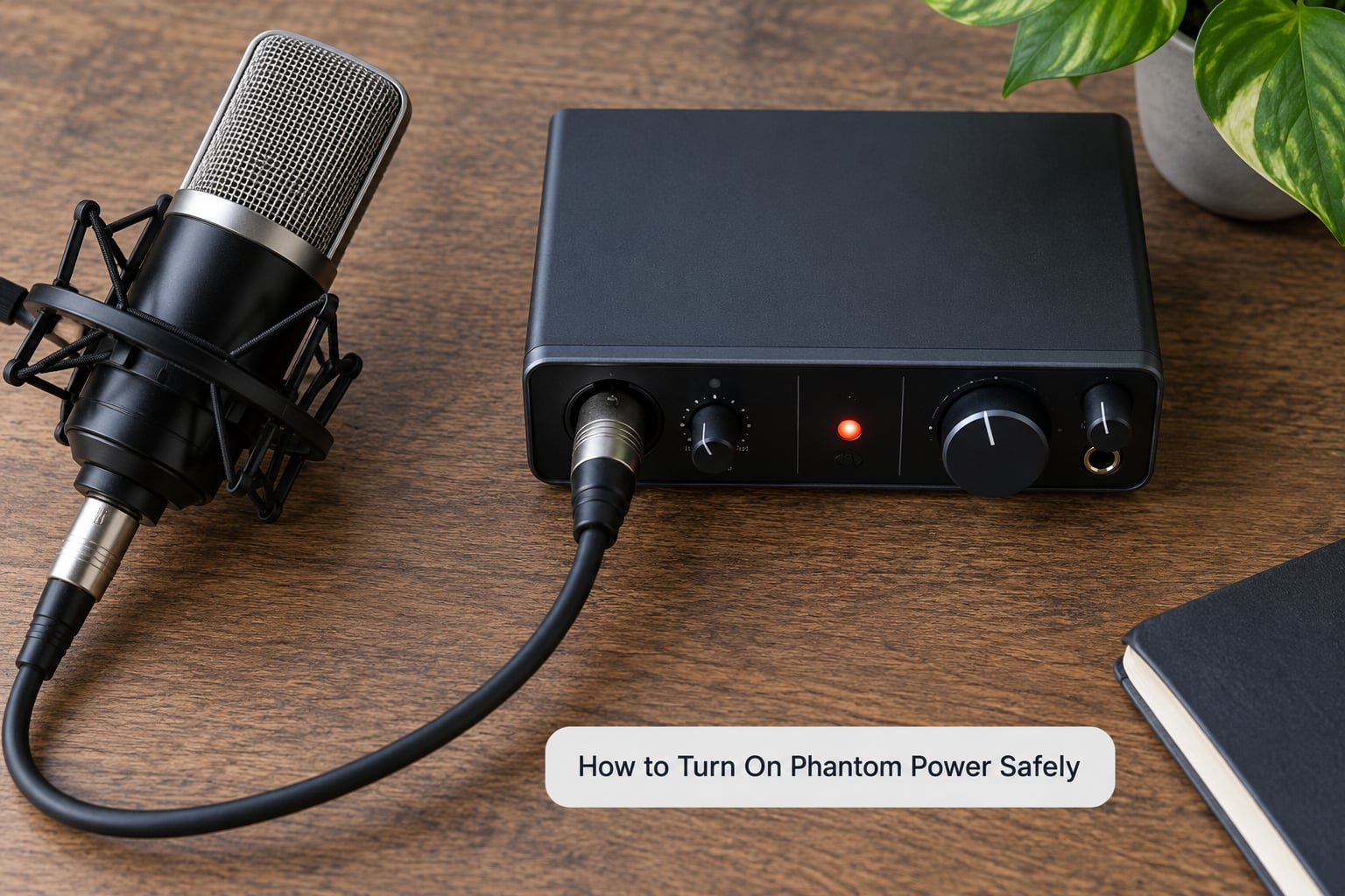 How to Turn On Phantom Power Safely