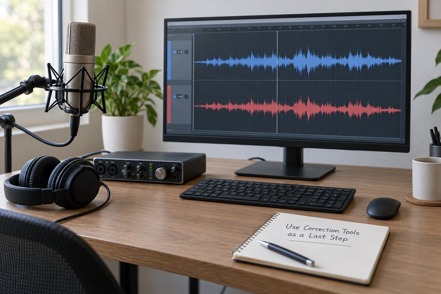 Use Correction Tools as a Last Step
