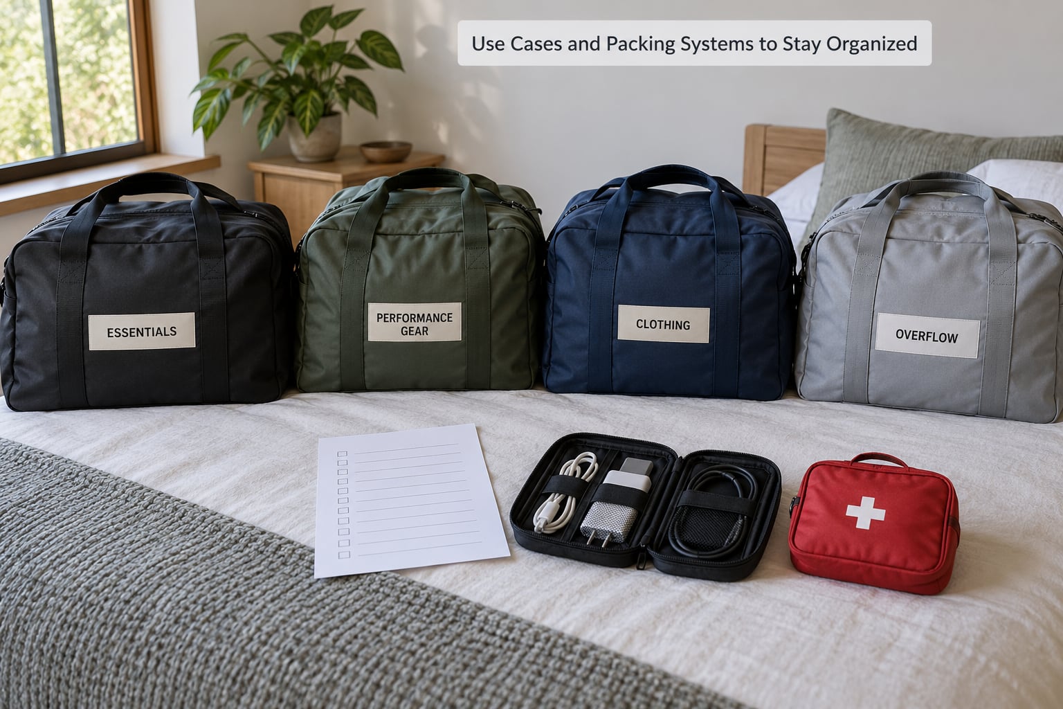 Use Cases and Packing Systems to Stay Organized
